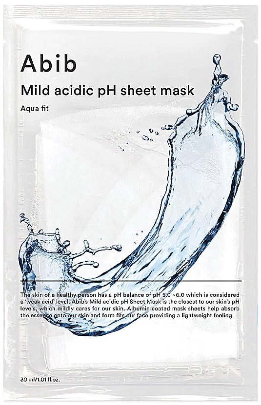 Abib Mild acidic pH sheet mask フェイスマスク 成分 ランキング